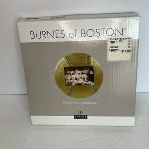 Burnes of Boston baseball photo frame NWT